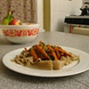 Chestnut Pasta w/ Roasted Carrots & Shallots