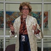 Goodwill's CEO Speaks During a Session.