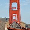 Close Up of the Golden Gate Bridge