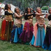 Bellydancers Congo Line