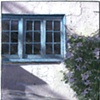 garage and clematis