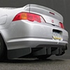 trunklid spoiler and rear diffuser rendering
