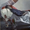 Mannequin in bed