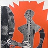 Four Figures (orange)