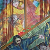 By the window