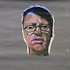 Self-portrait in grey