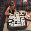 Emily and Kim Sorting Coupons, 2005