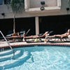 Jane, Emily and Abby by Pool, 2004