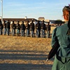 Little Boy, Woman, Soldiers