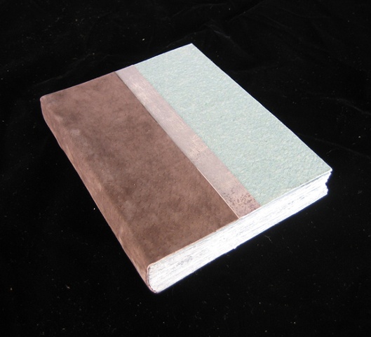 coptic journal with suede