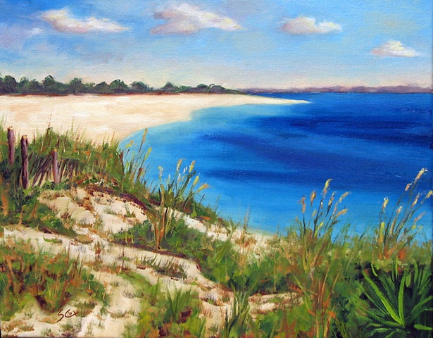 Sandy Cox, oil painter, beach, seascapes