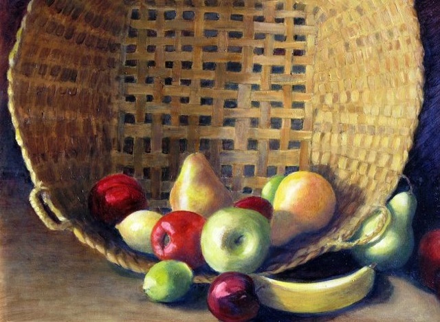 Basket with Fruit