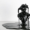 Wayne Hodge- Study for Frederick (Black Kopf, Black Pour)