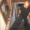 Andrew Demirjian, Red Shirt, Black Shirt, Staircase 
