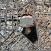 DAWIT L. PETROS, Subsequent markings on Google Earth map delineate potential balloon seascape formation and identify site of Bahti Meskerem Square, Part I, Asmara, Eritrea, Google Earth Map