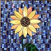 Sunflower in Blue