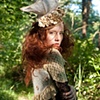 Cream Bolero and Mixed Media Headpiece