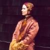 Beaded Hat, Felt Scarf