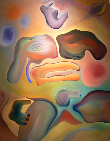 Color Bath with Man