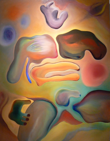 Color Bath with Man