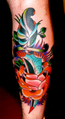 jasons dagger with rose