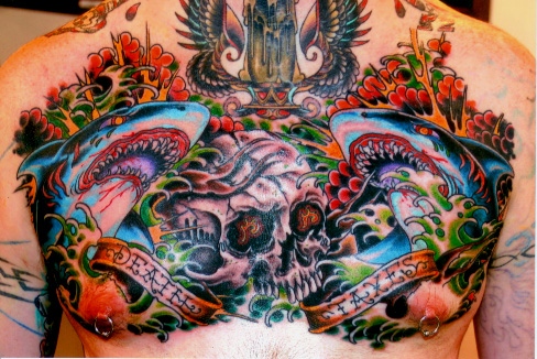 shark chest piece