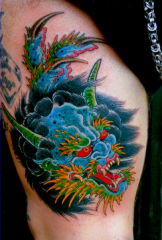 blue oni w/ claw