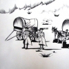 *SETTLERS ON THE PLAINS* by Eliza Good 
SOLD