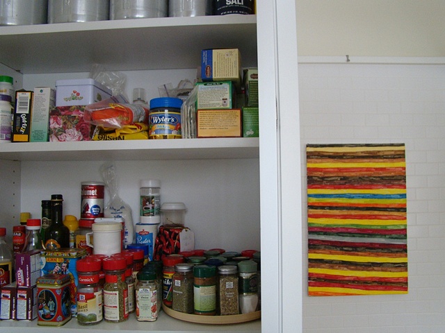pantry with howard fonda painting