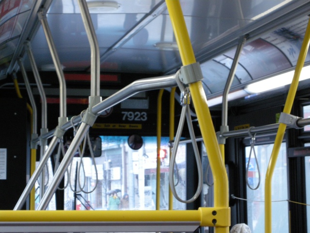 bus in motion