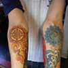 Lake's Madalas and feathers complete