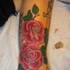 Bridgette's first splash of colour