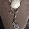 Turtle and Waterlily Pendant