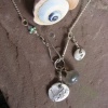 Bird with Blue Stone Pendant