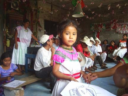 Totanaca Girl in Traditional Dress