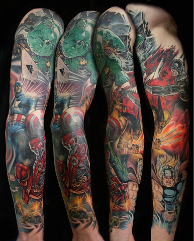 marvel sleeve