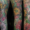 Floral Sleeve on one of my best and most badass customers