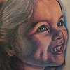 Portait of his daughter
