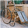 old-time wheel chair