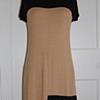 Asymmetrical Ruffle Two Toned Dress