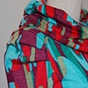 Cowl Neck Jewel Toned Skinny Dress - Detail