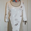 The Violet Dress - White Floral and Sage