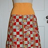 Red Japanese Cotton Go To Skirt