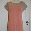Asymmetrical Ruffle Two Toned Dress - Clay and Sage