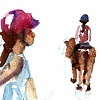 sketching at Danada farms