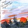 Les Chenoux sunset