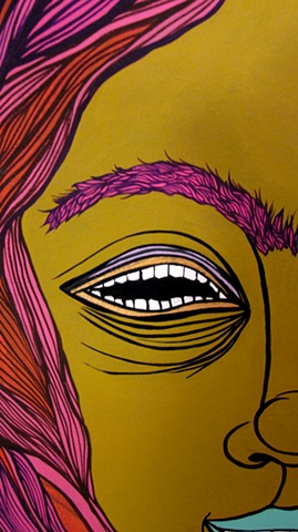 Double Ophelia detail (Corinthian eye)