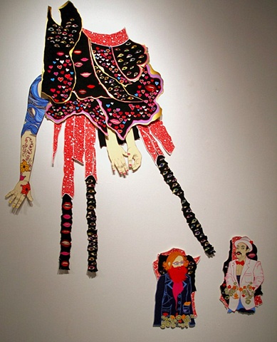 Azazel and the Bearded Ladies (installation view)