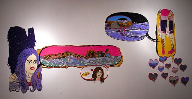 Lost Highway is Married to the Sea (installation view)