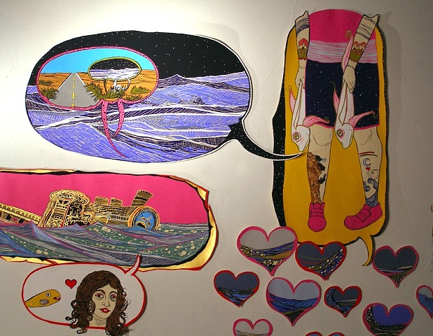 Lost Highway is Married to the Sea (detail)